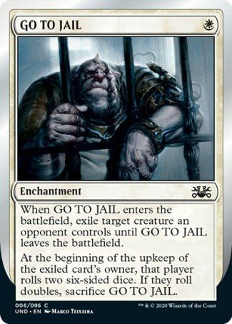 GO TO JAIL (Unsanctioned) Trading Card