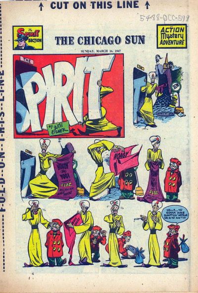 Spirit Section #3/16/1947 Comic