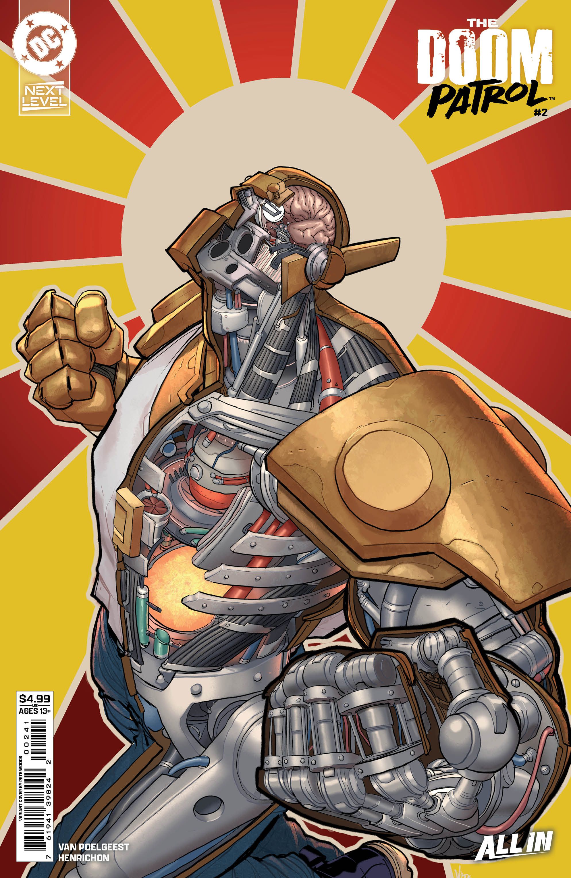 Doom Patrol #2 (Cvr D Pete Woods Card Stock Variant) Comic