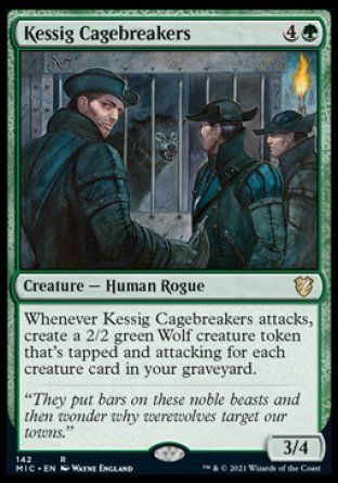 Kessig Cagebreakers (Innistrad Midnight Hunt Commander Decks) Trading Card