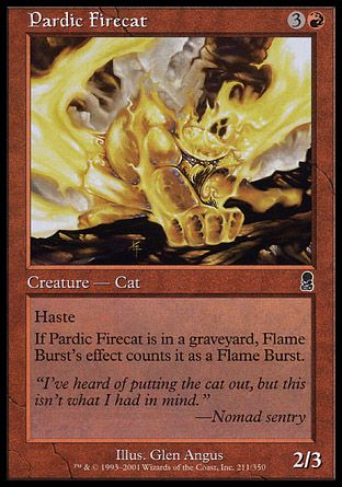 Pardic Firecat (Odyssey) Trading Card