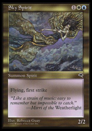 Sky Spirit (Tempest) Trading Card