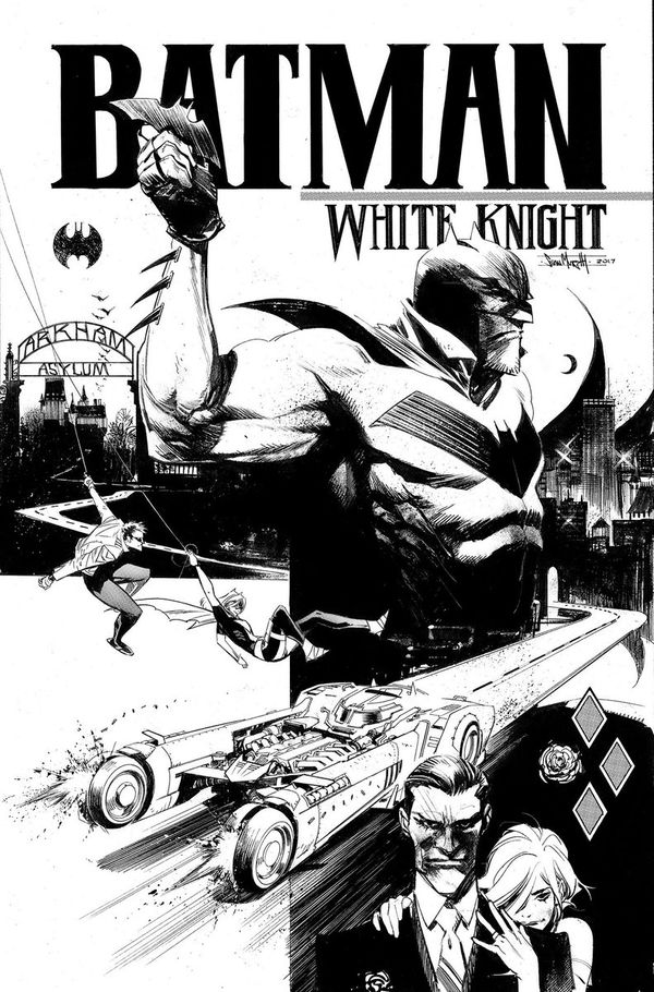 Batman: White Knight #1 (Murphy Sketch Cover)