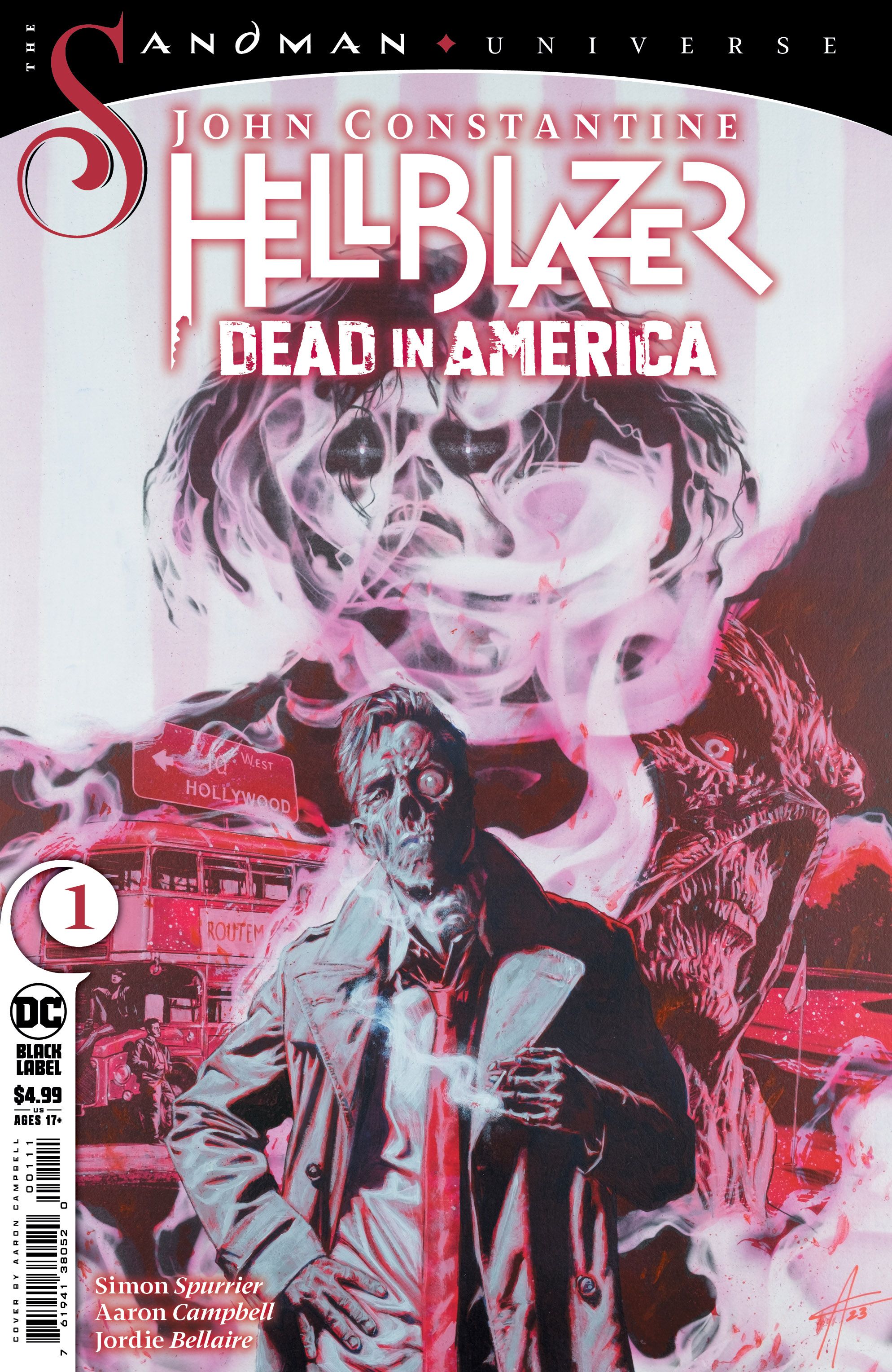 John Constantine, Hellblazer: Dead in America Comic