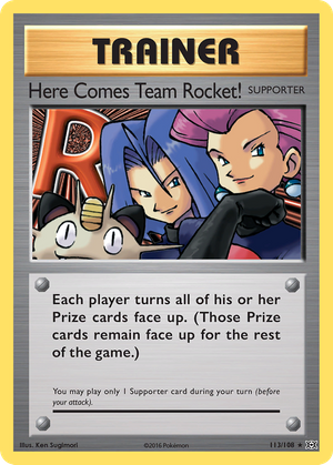 Here Comes Team Rocket! (Trainer: Supporter) (113/108) - Evolutions