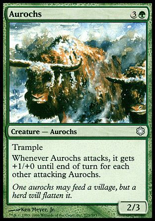 Aurochs (Coldsnap Theme Decks) Trading Card