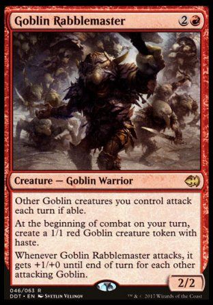 Goblin Rabblemaster (Merfolks vs. Goblins) Trading Card