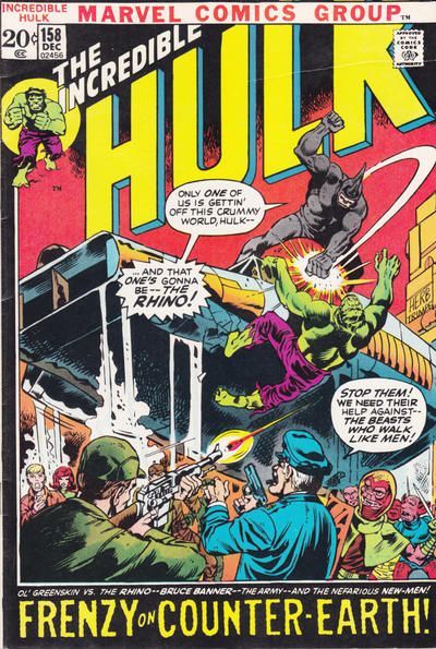 Incredible Hulk #158 Comic