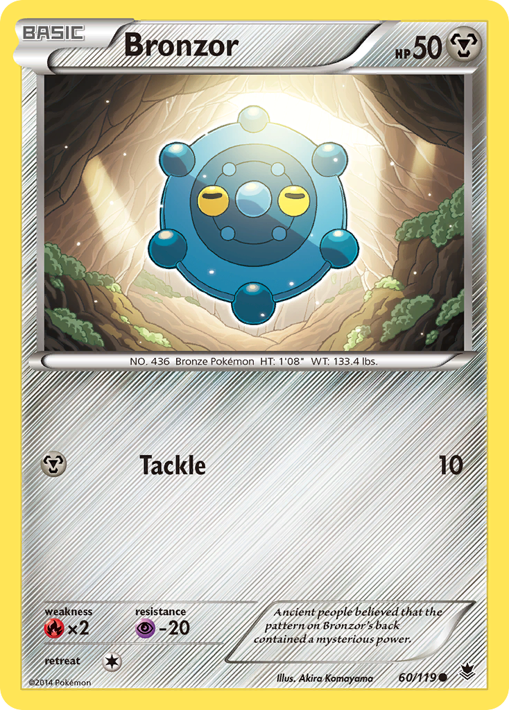 Bronzor (60/119) - Phantom Forces Pokémon Card