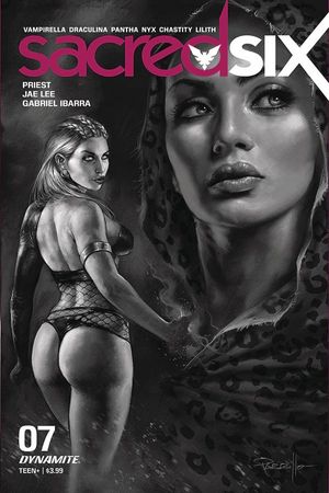 Sacred Six #7 (30 Copy Parrillo B&w Cover)