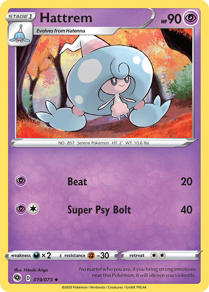 Hattrem (19/73) - Champion's Path Pokémon Card