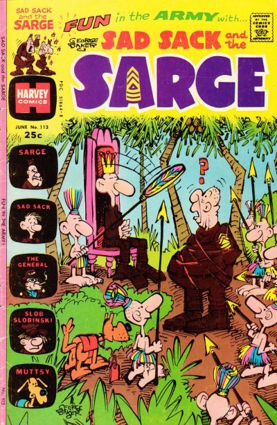 Sad Sack And The Sarge #113 Comic