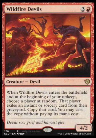 Wildfire Devils (Starter Commander Decks) Trading Card
