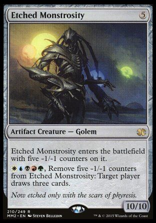 Etched Monstrosity (Modern Masters 2015) Trading Card