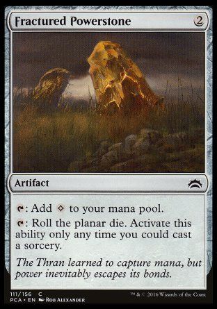 Fractured Powerstone (Planechase Anthology decks) Trading Card