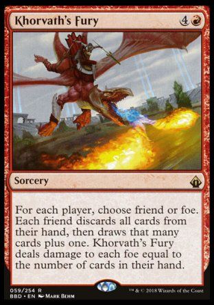 Khorvath's Fury (Battlebond) Trading Card