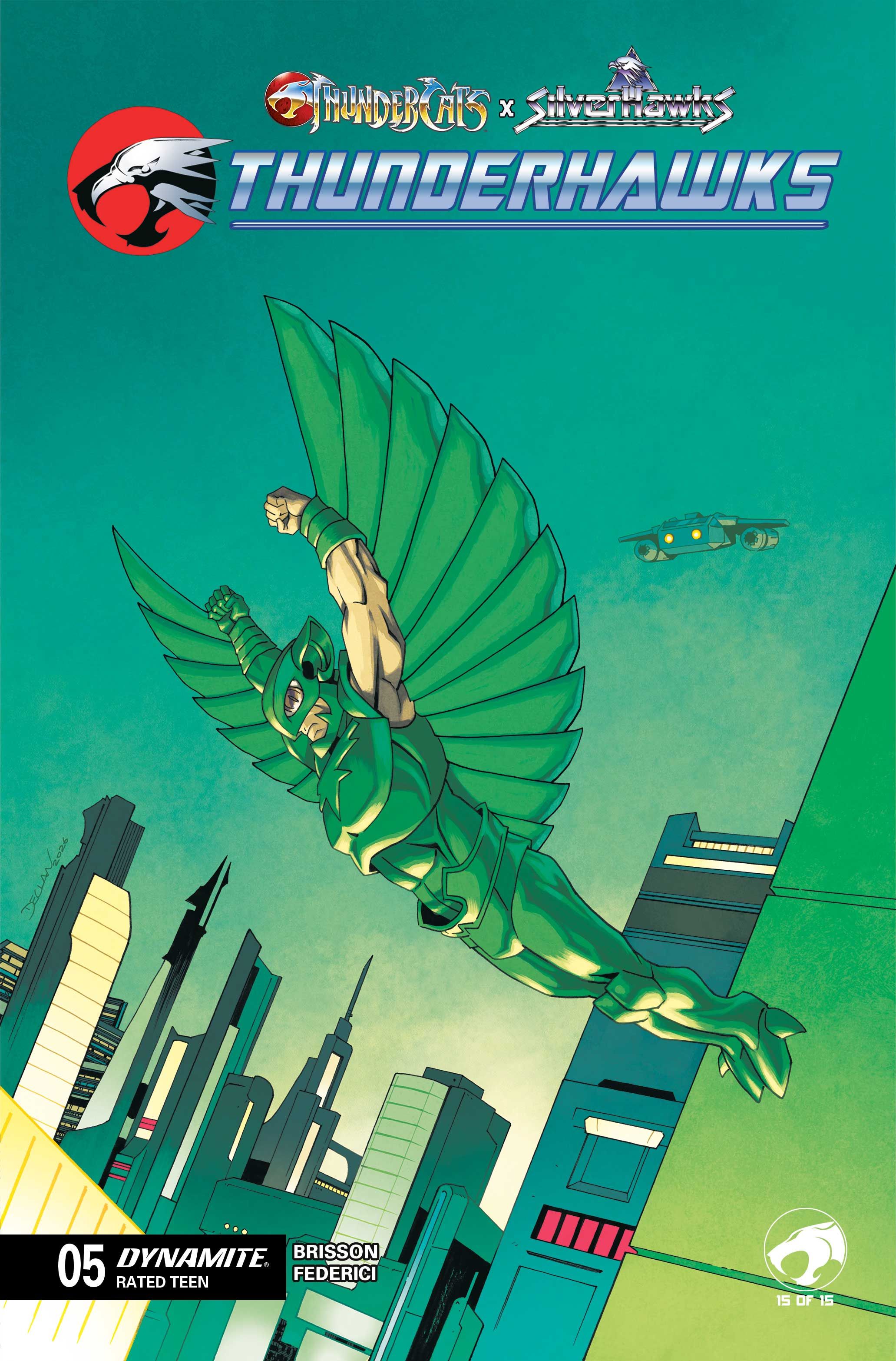 Thundercats X Silverhawks Thunderhawks #5 (Cvr B Declan Shalvey Variant) Comic