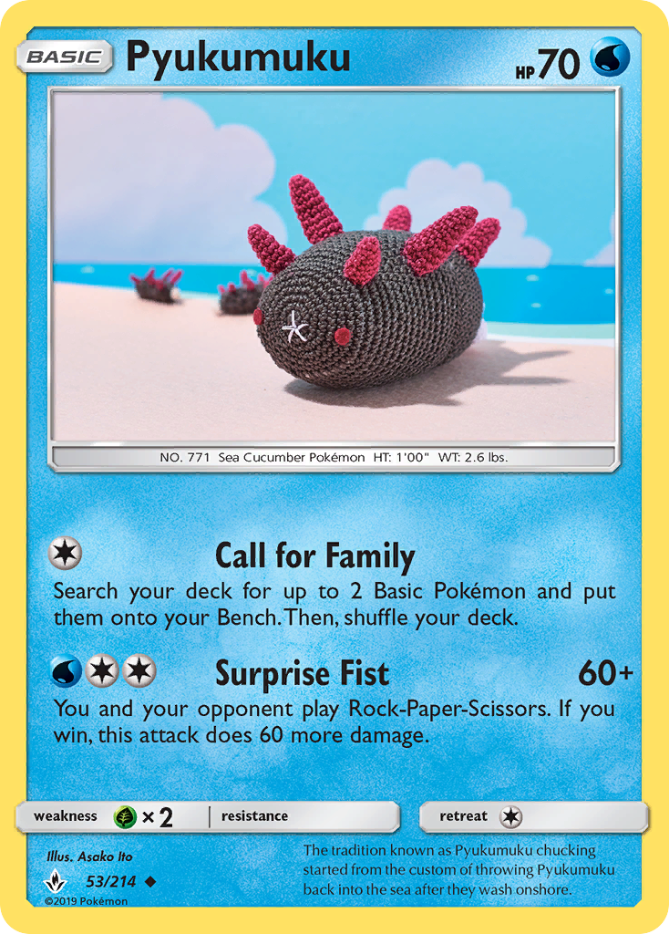 Pyukumuku (53/214) - Unbroken Bonds Pokémon Card