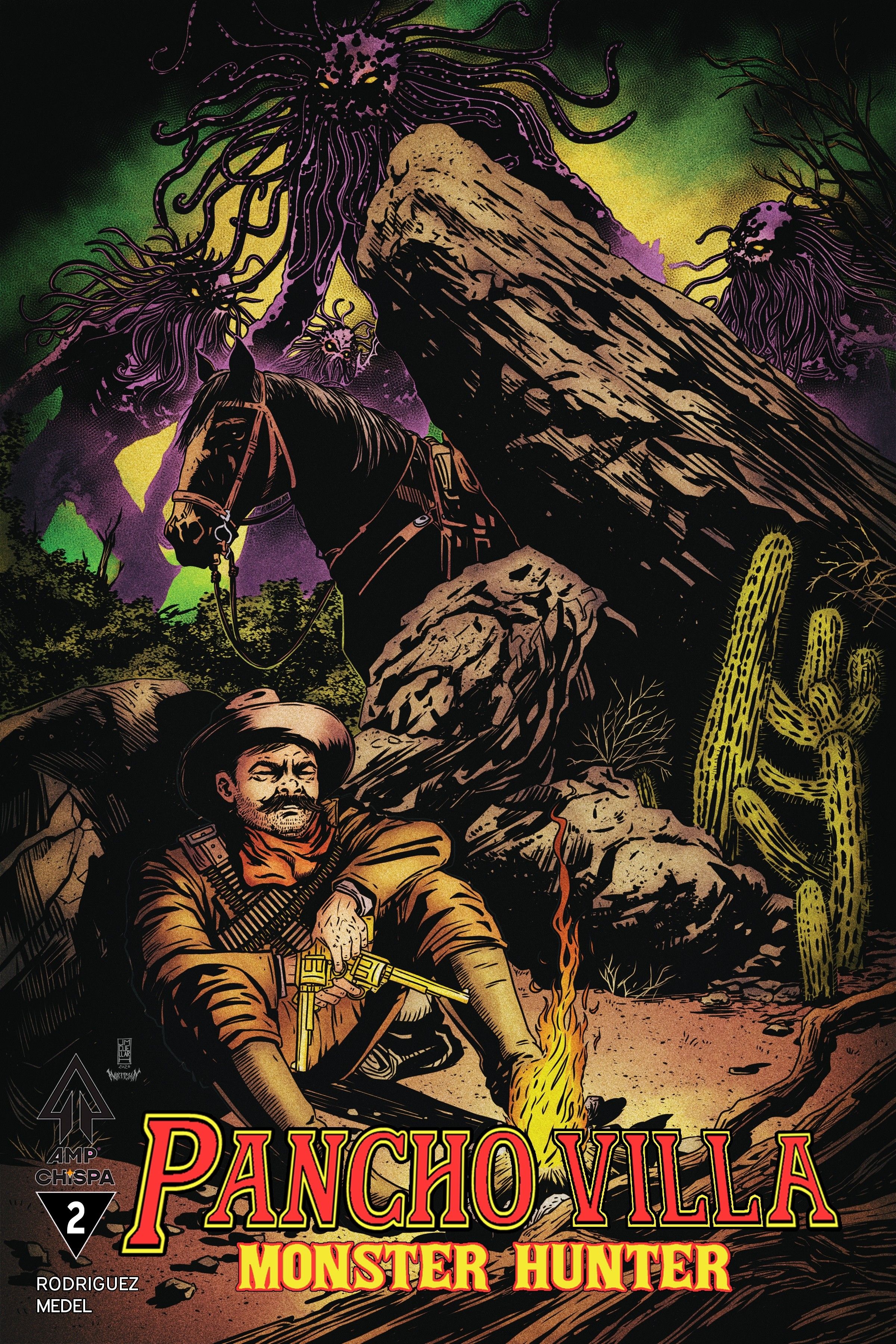 Pancho Villa Monster Hunter #2 (Cvr B Chema Variant) Comic