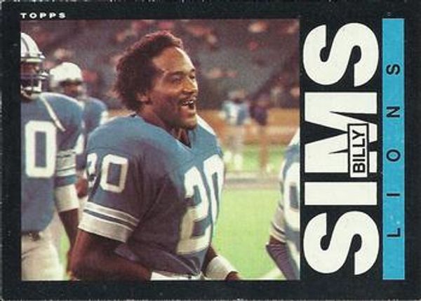 Billy Sims 1985 Topps #63
