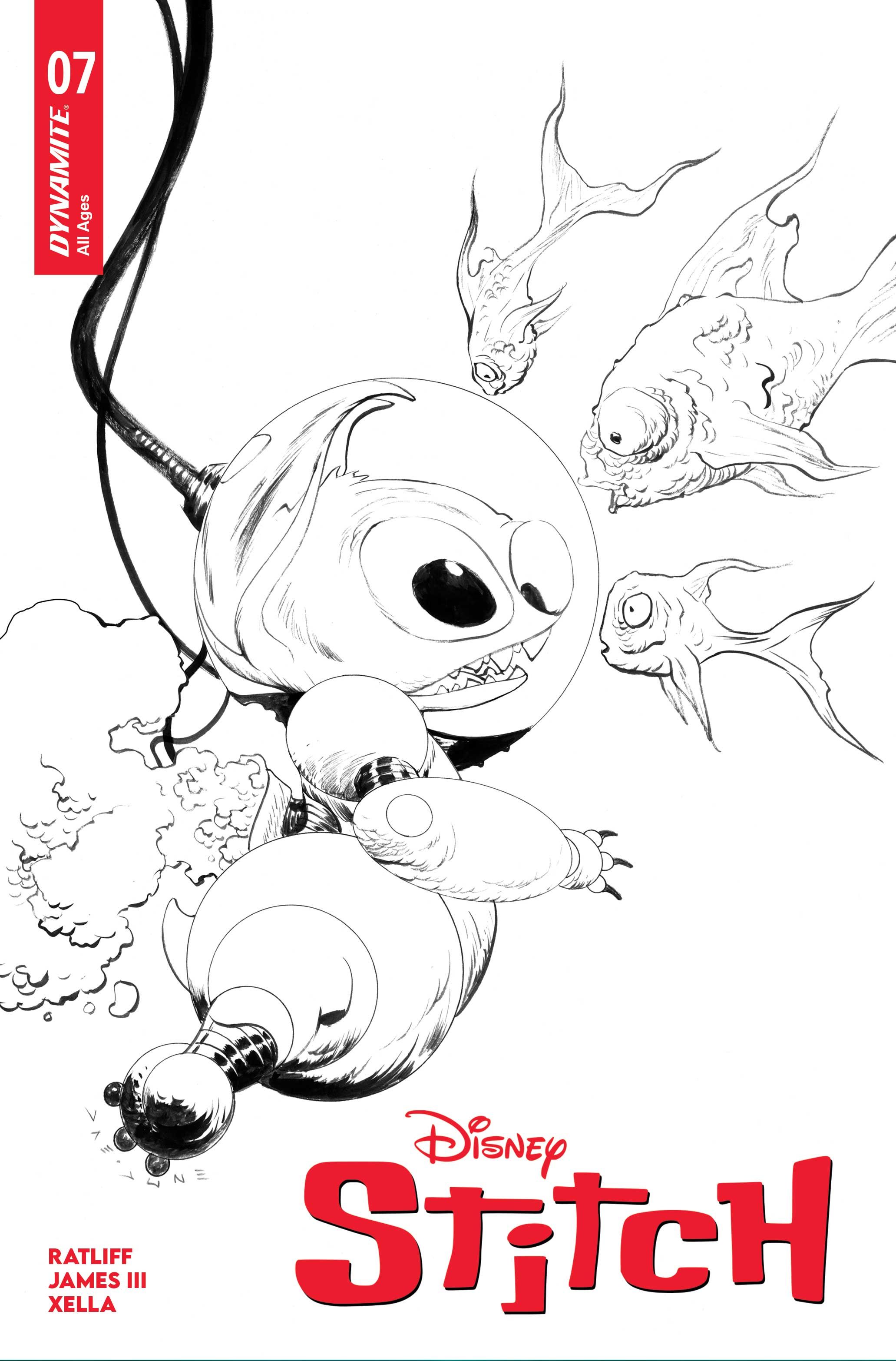 Stitch #7 (Cvr E Inc 1:10 Jae Lee Line Art Variant) Comic
