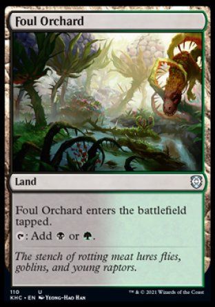 Foul Orchard (Kaldheim Commander Decks) Trading Card