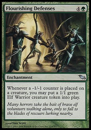 Flourishing Defenses (Shadowmoor) Trading Card