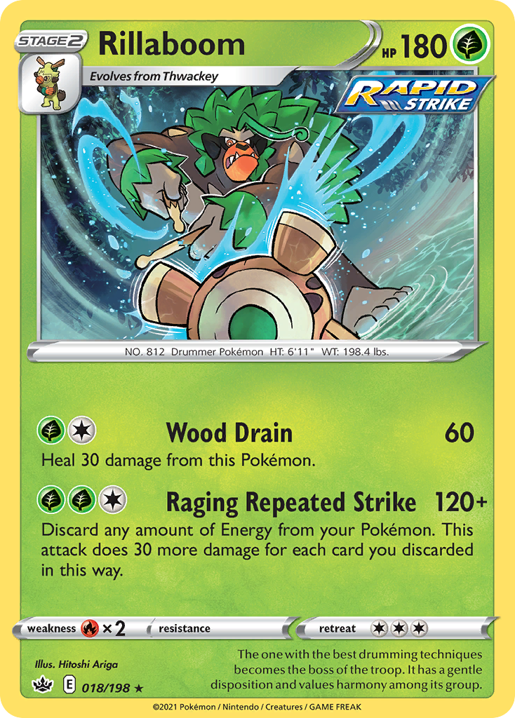 Rillaboom (18/198) - Chilling Reign Pokémon Card