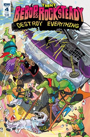 Teenage Mutant Ninja Turtles: Bebop & Rocksteady Destroy Everything #4 (Sub Variant)