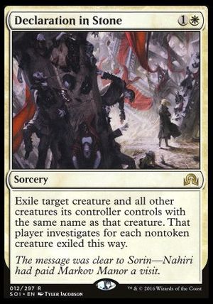 Declaration in Stone (Shadows over Innistrad)