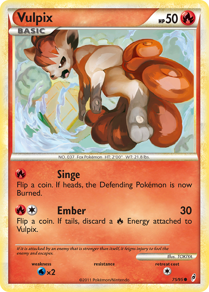 Vulpix (75/95) - Call of Legends Pokémon Card