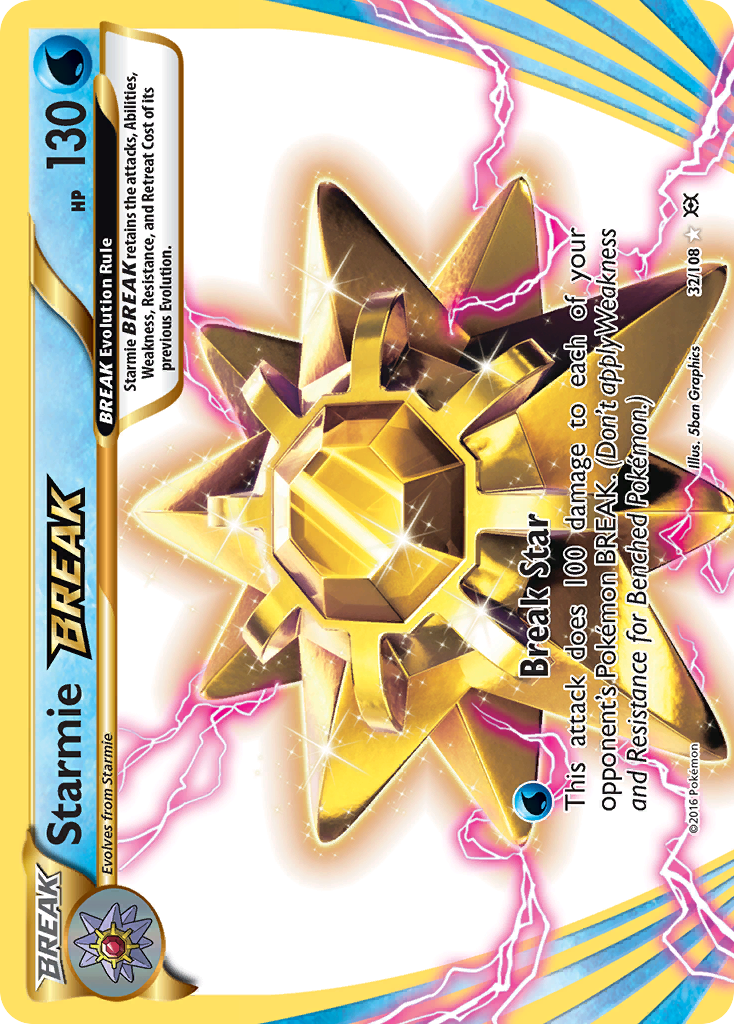 Starmie BREAK (32/108) - Evolutions Pokémon Card