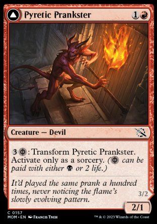 Pyretic Prankster (March of the Machine) Trading Card