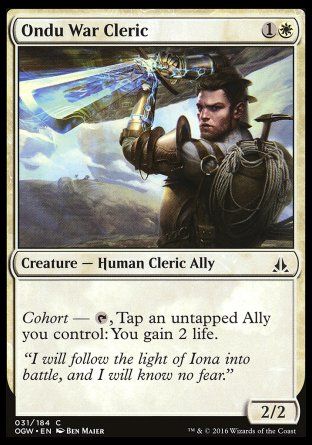 Ondu War Cleric (Oath of the Gatewatch) Trading Card