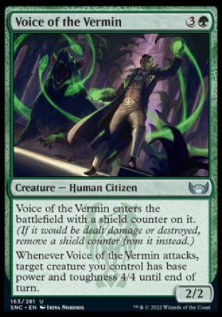 Voice of the Vermin (Streets of New Capenna) Trading Card