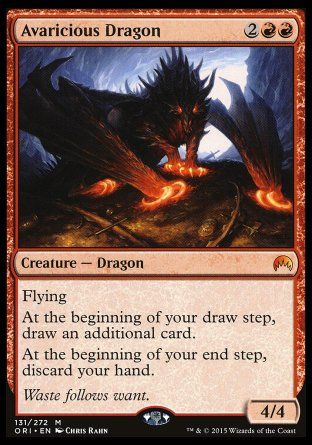 Avaricious Dragon (Magic Origins) Trading Card