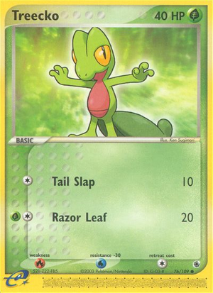 Treecko (76/109) - Ruby & Sapphire