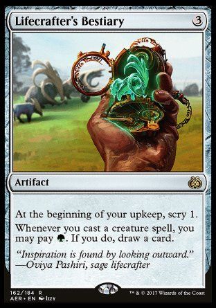 Lifecrafter's Bestiary (Aether Revolt) Trading Card