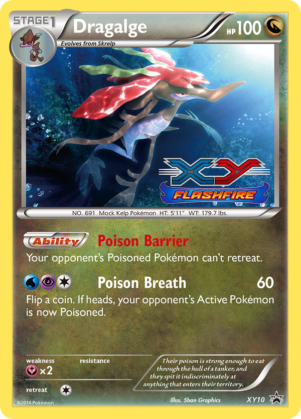 Dragalge (XY10) - XY Black Star Promos