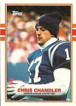 Chris Chandler 1989 Topps #209 Sports Card