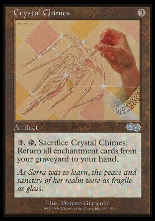 Crystal Chimes (Urza's Saga) Trading Card