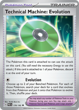 Technical Machine: Evolution (Trainer: Pokémon Tool) (178/182) - Paradox Rift