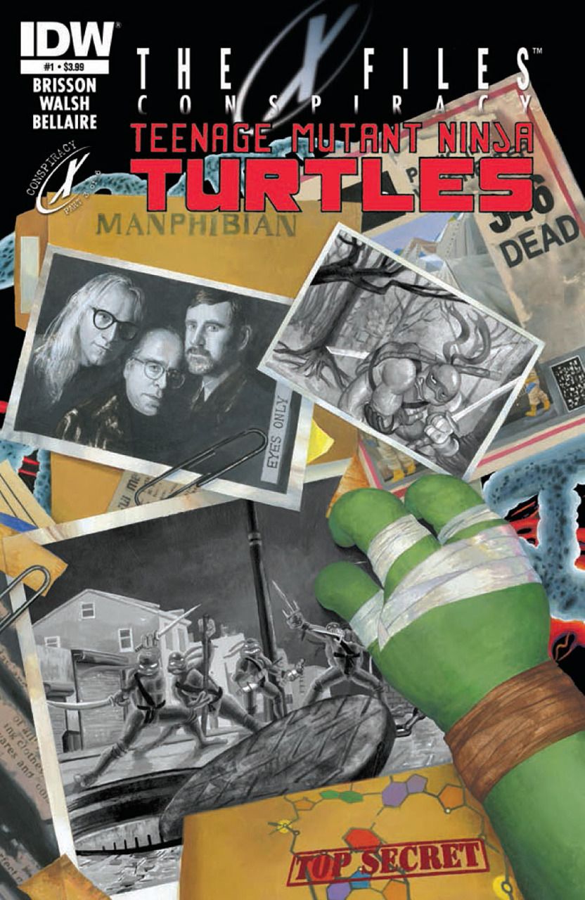 X-Files/Teenage Mutant Ninja Turtles: Conspiracy #1 Comic