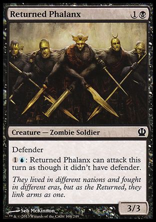 Returned Phalanx (Theros) Trading Card