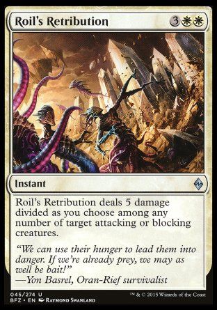 Roil's Retribution (Battle for Zendikar) Trading Card