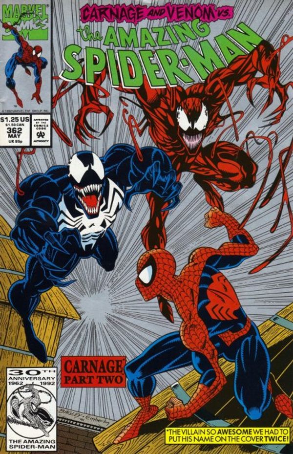 Amazing Spider-Man #362 (2nd Printing)