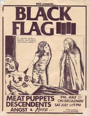 Black Flag & Meat Puppets On Broadway 1982