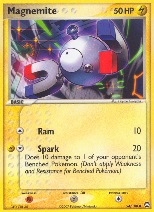 Magnemite (54/108) - Power Keepers Pokémon Card