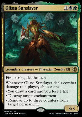 Glissa Sunslayer (Phyrexia: All Will Be One) Trading Card