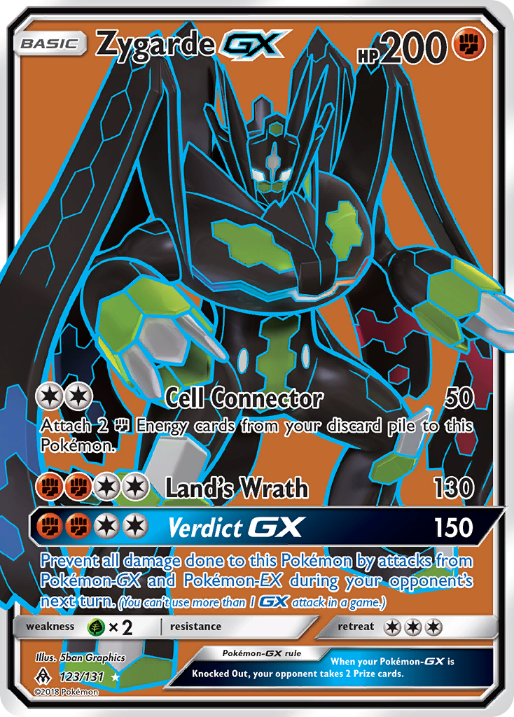 Zygarde GX (123/131) - Forbidden Light Pokémon Card